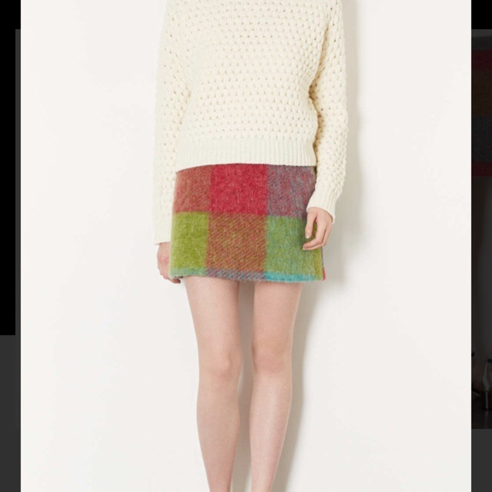 NWT Topshop Wool Multicolored Mini